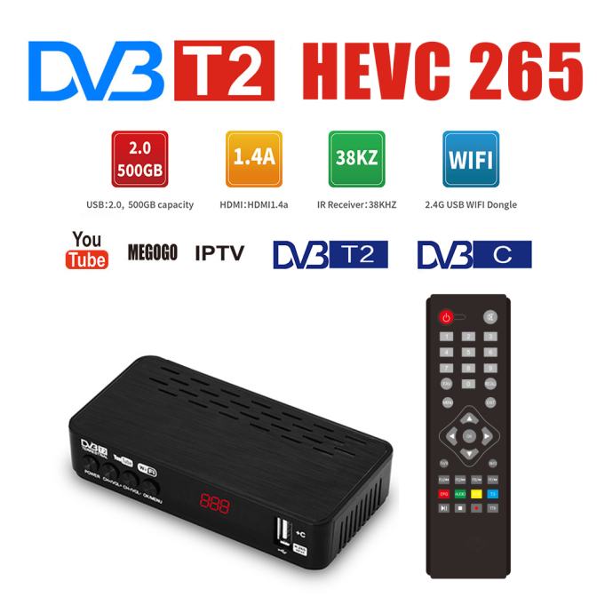 DVB-T2,Hevc.265.za 7 €