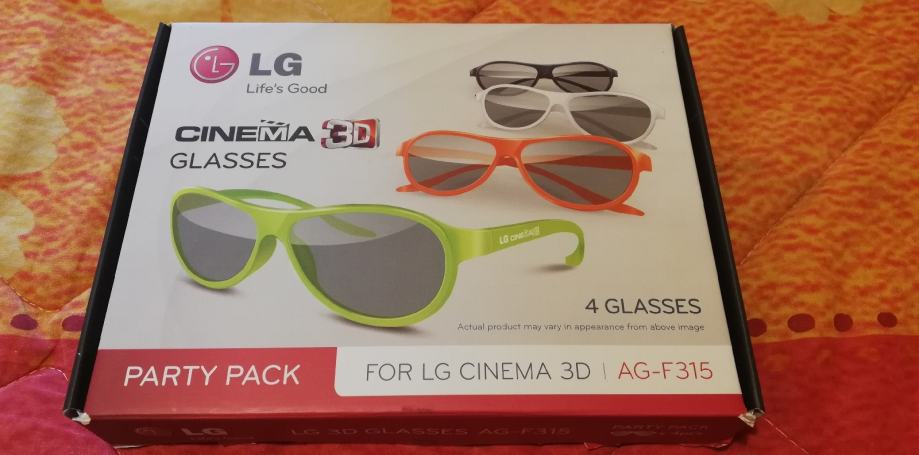 LG cinema 3D glasses