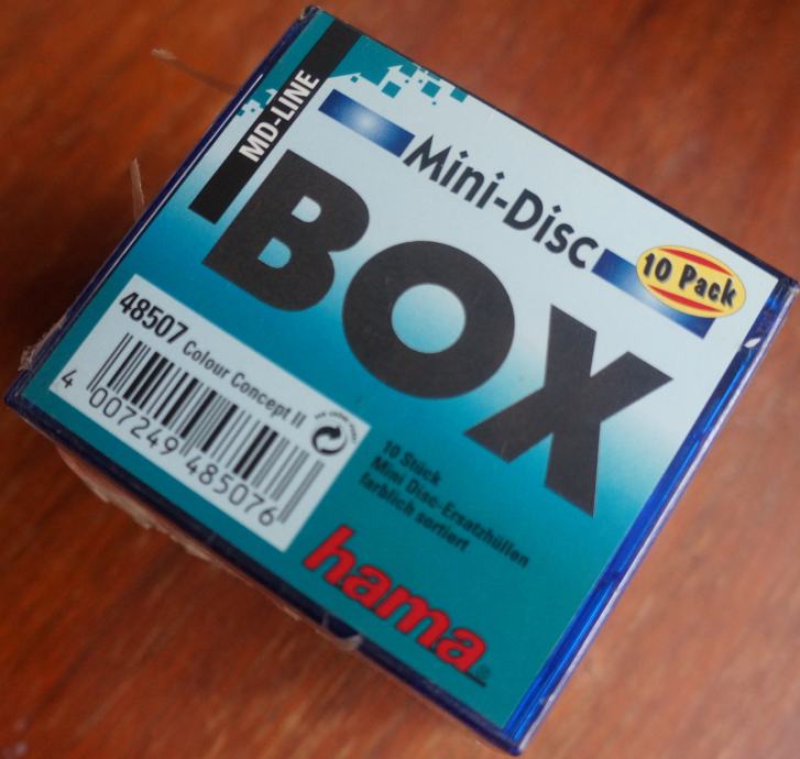 Minidisc box