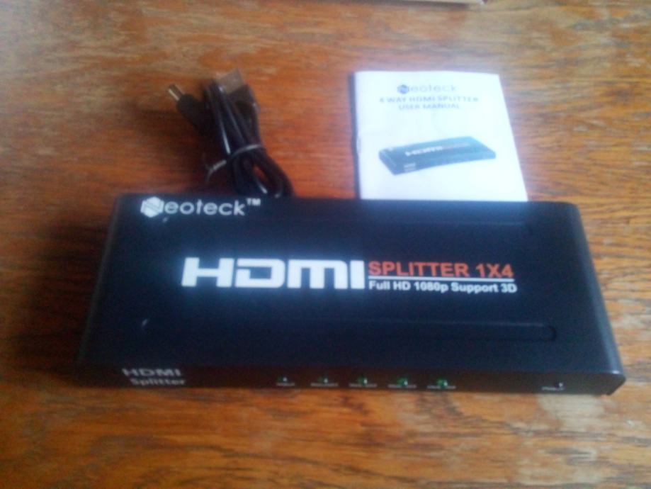 Neoteck HDMI splitter razdjelnik 1X4