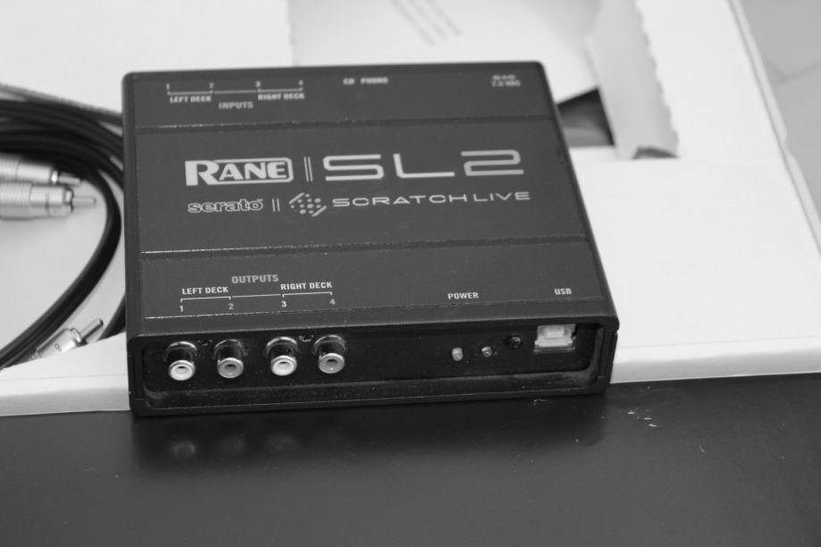 rane sl2 usb 2.0 dj interface for serato scratch live