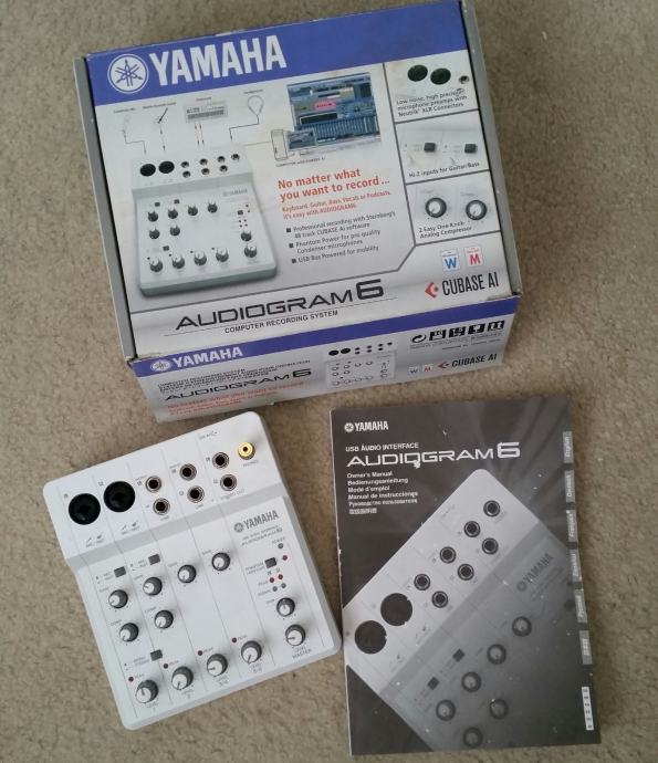yamaha audiogram 3 computer recording system