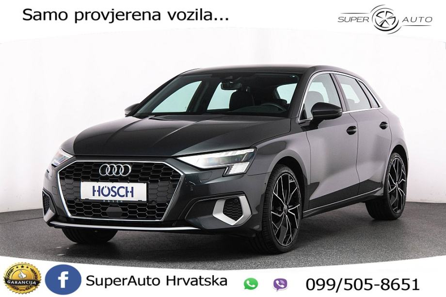 Audi A3 SB 35 TDI S tronic Advanced 150 KS, KAM+LED+NAVI