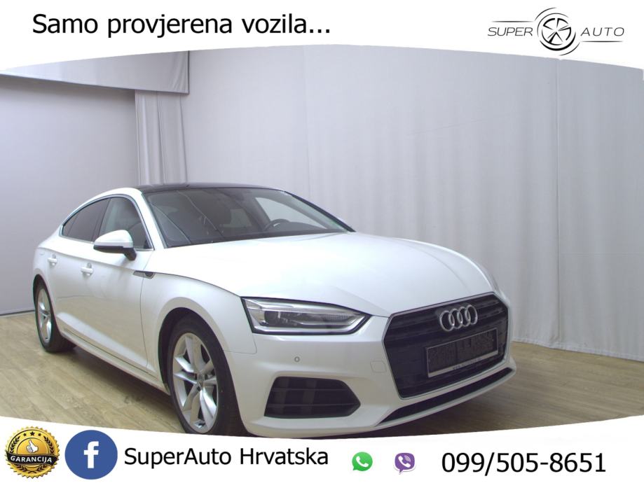 Audi A5 SB 35 TDI 150 KS, XEN+PANO+TEM+GR SJED+PDC+ASIST, 2019 god.