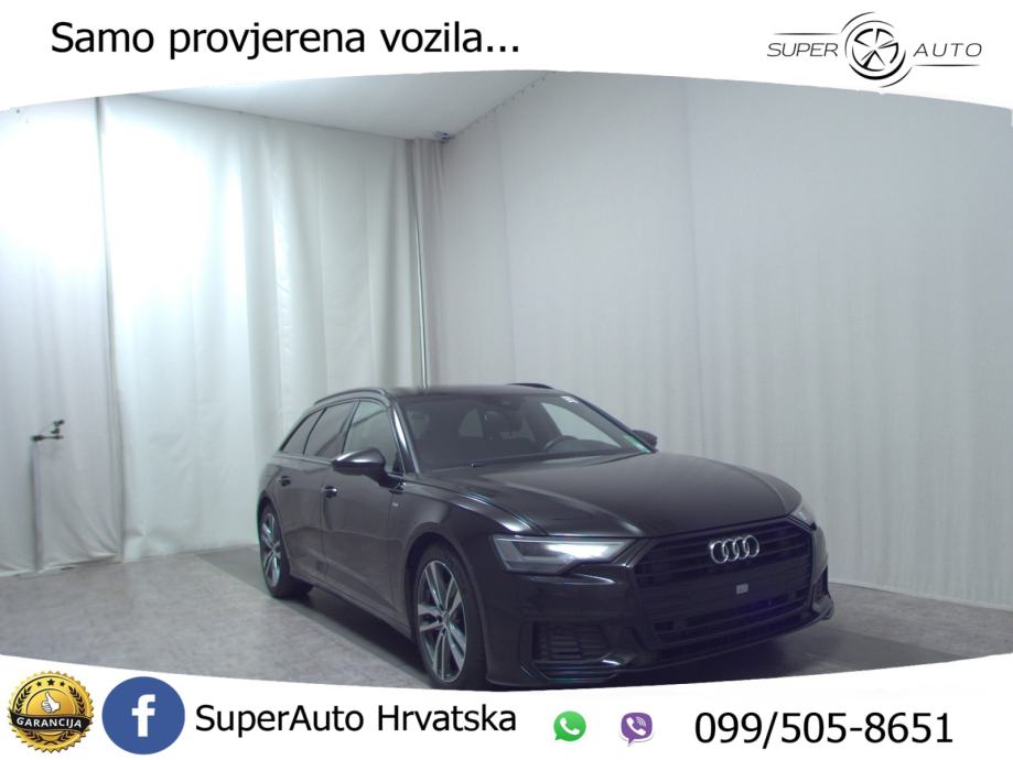 Audi A6 Avant 40 TDI Aut. Quat. S-Line 204 KS, Black HEAD+PANO+KAM+SHZ