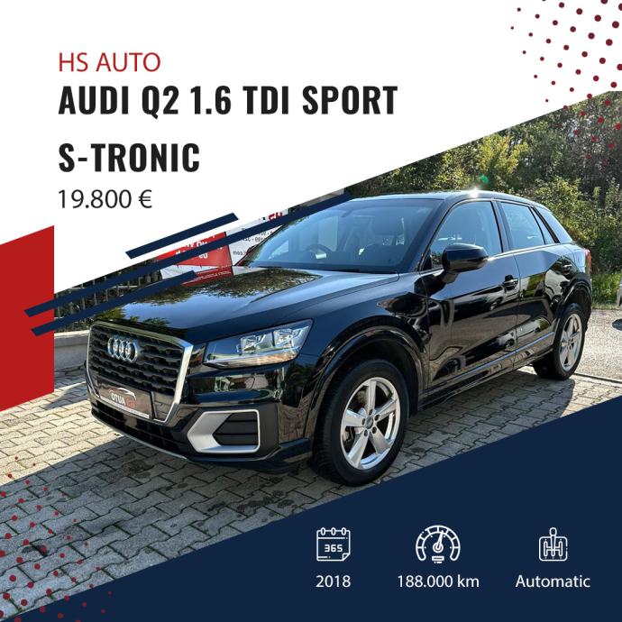 Audi Q2 1,6 TDI SPORT S TRONIC **JAMSTVO, VELIKI SERVIS**