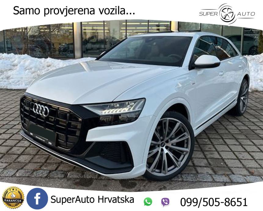 Audi Q8 50 TDI quattro 286 KS, ZRAČNI+ACC+B&O+ PANO+MATRIX+23"