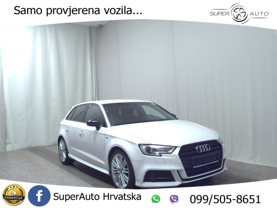 Autdi A3 SB 1.5 TFSI Aut. S-Line 150 KS, NAVI+SHZ+PDC