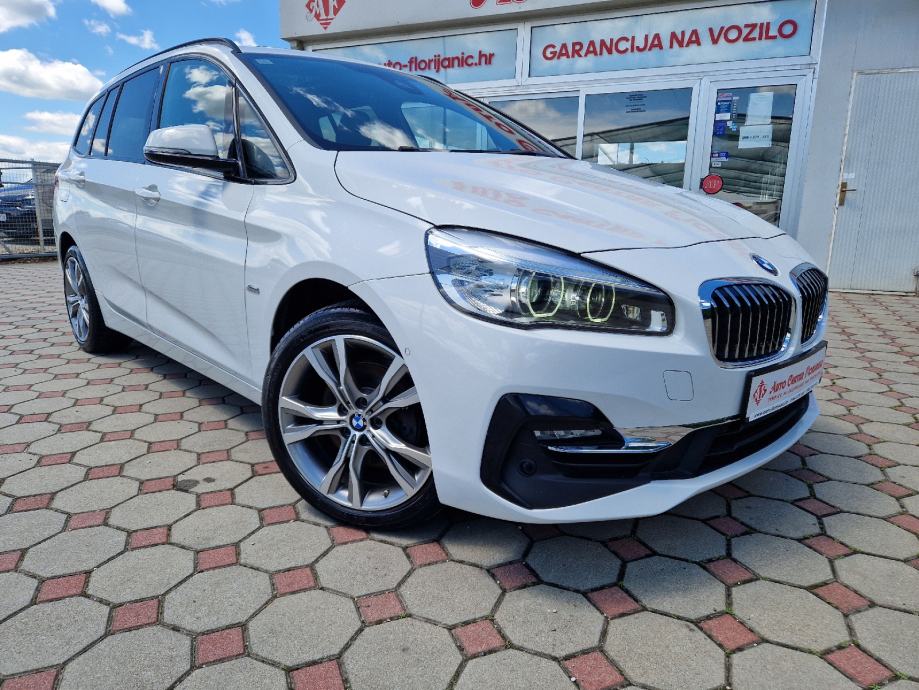 BMW 218d Gran Tourer 2016.,7-SJEDALA,Sport, SERVISNA, NAVI, ŠIBER, ALU