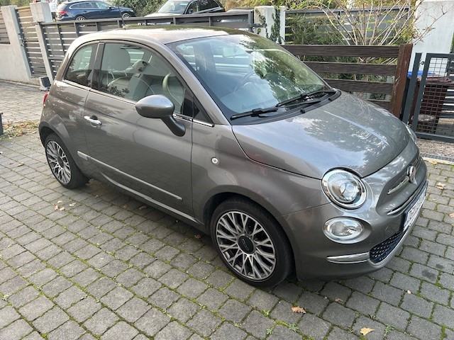 Fiat 500 1,2 Dolce, autom.klima, Apple CarPlay, panorama, reg.do 7/25.