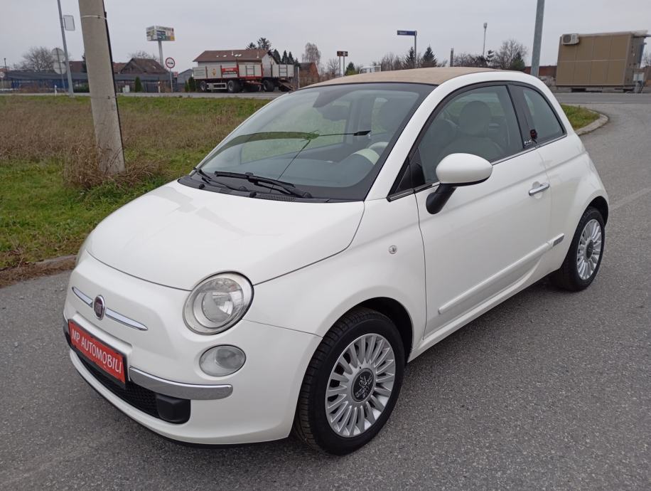 Fiat 500 CABRIO 0.9 turbo-2011gd.md.-KLIMA-koža,reg.06/2025,aluKARTICE