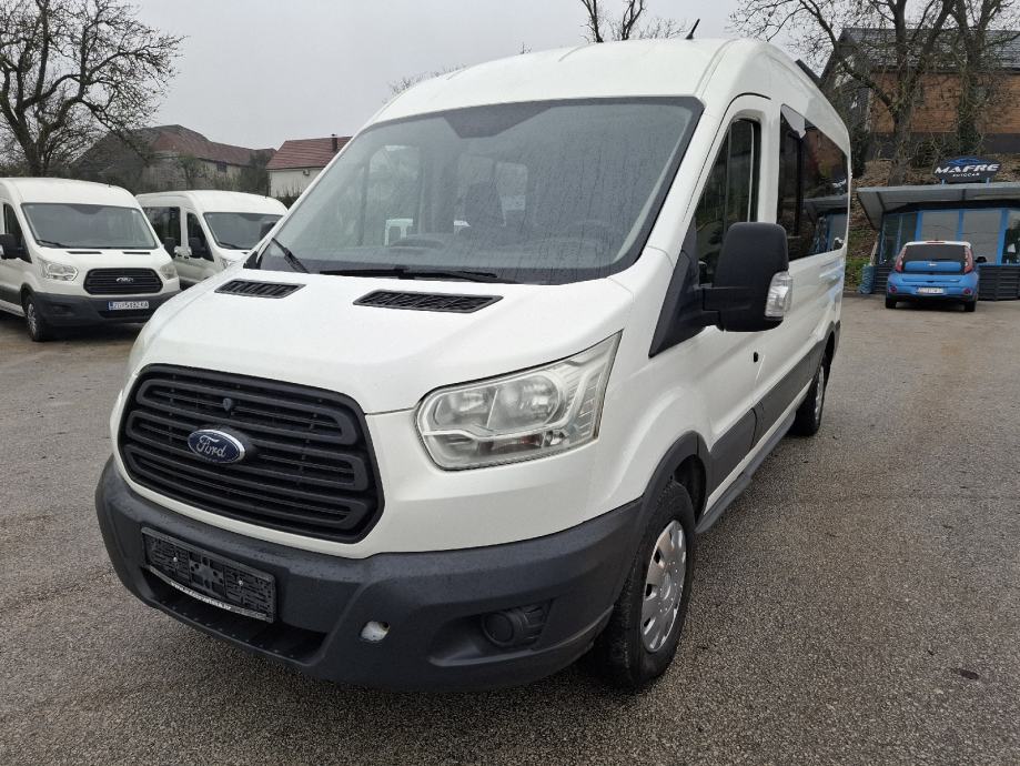 FORD TRANSIT 2.2 TDCI L3H2 SA 9 SJEDALA,KLIMA,KUPLJEN NOV U HR,U PDV-u