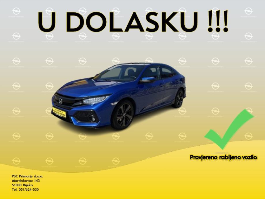 Honda Civic 1.5T VTEC Sport, 182ks, LED svjetla, navigacija, kamera