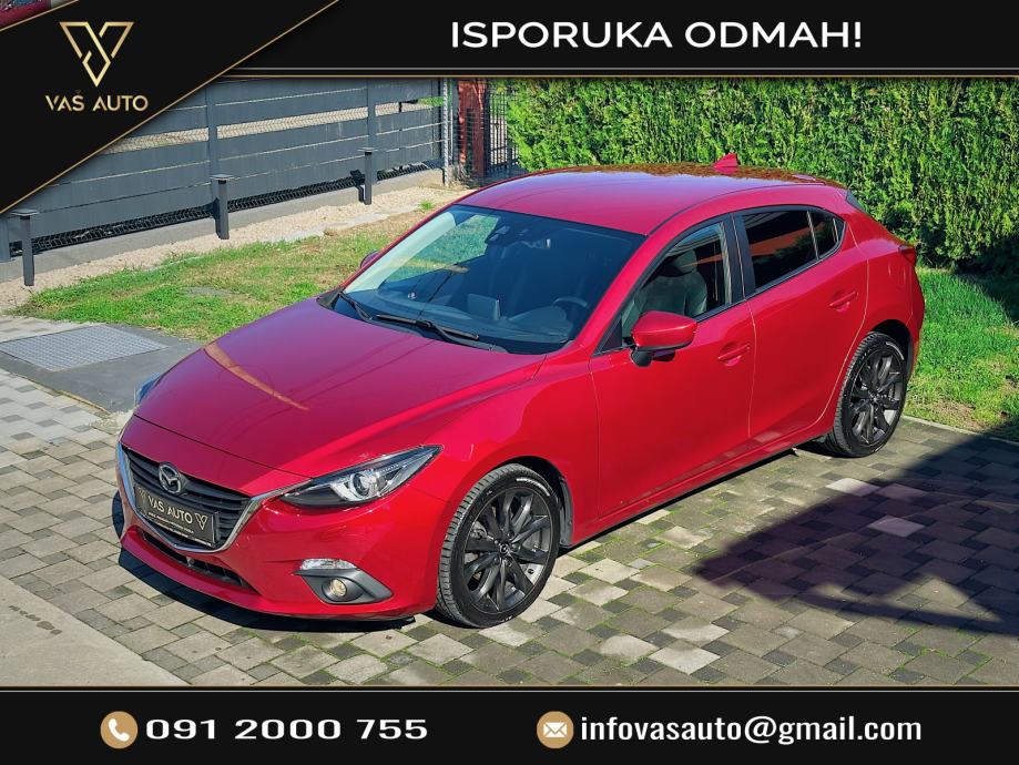 ⭐️MAZDA 3 SKYACTIV-D 1.5 NAKAMA⭐️55000KM, SOUL RED, ALU18”,KAO NOV