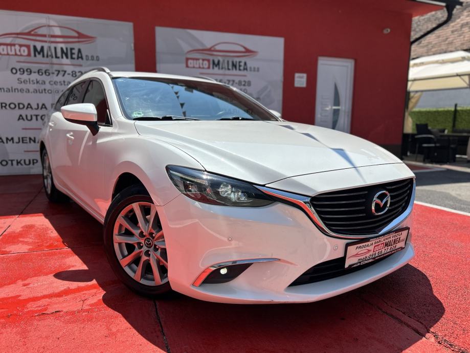 MAZDA 6 2.2 .D Skyactiv 2015G.NOVI MODEL PERLA BJELA BOJA  FULL OPREMA