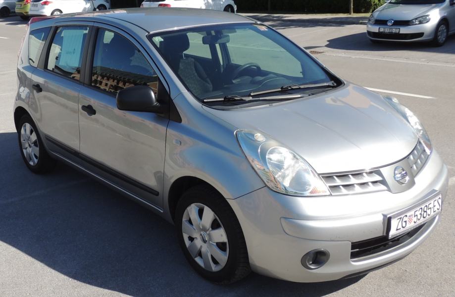 Nissan Note 1,4, prva registracija 2009., klima, ABS