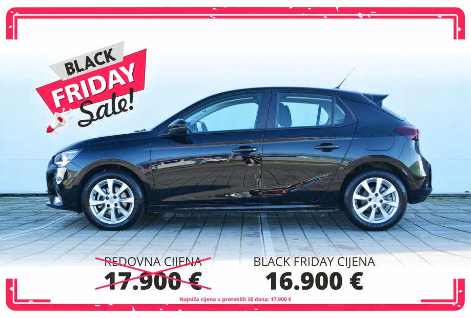 Opel Corsa 1,2 TURBO EDITION automatik *BLACK FRIDAY AKCIJA*