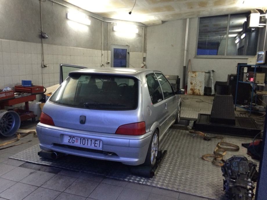 Peugeot 106 GTI TURBO 210ks, PLIN