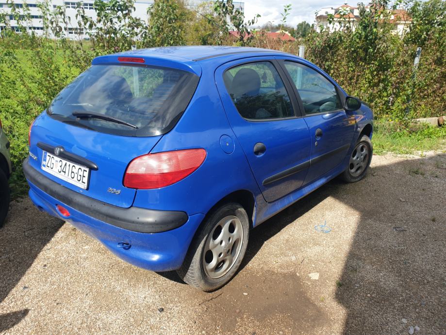 Peugeot 206 1,9 D***reg.02.2020***98.000km***