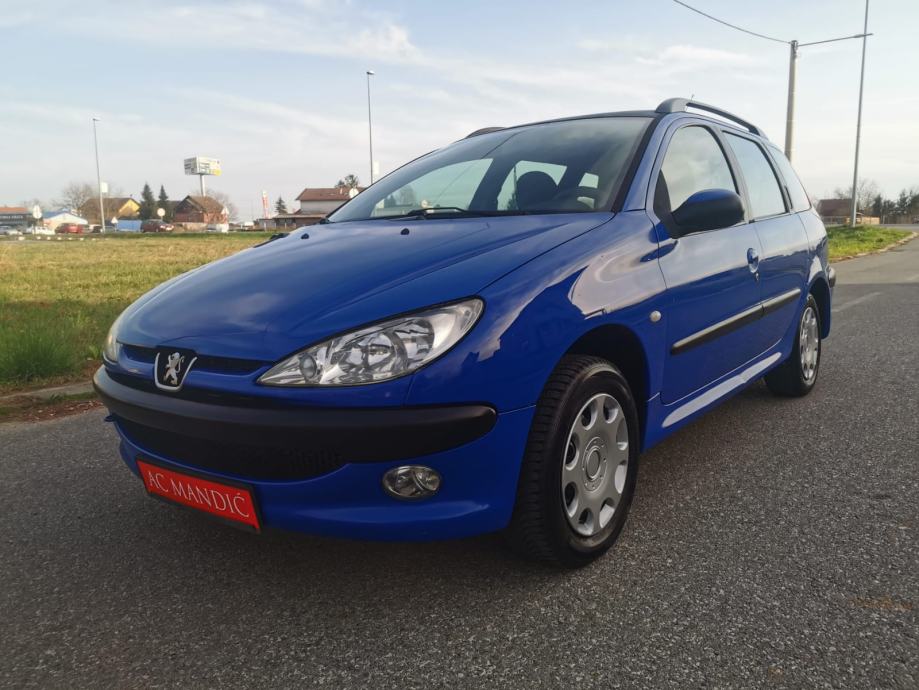 Peugeot 206 SW 2,0 HDi-2005gd.md.-KLIMA-elek.pt,reg.04/2025gd.,KARTICE