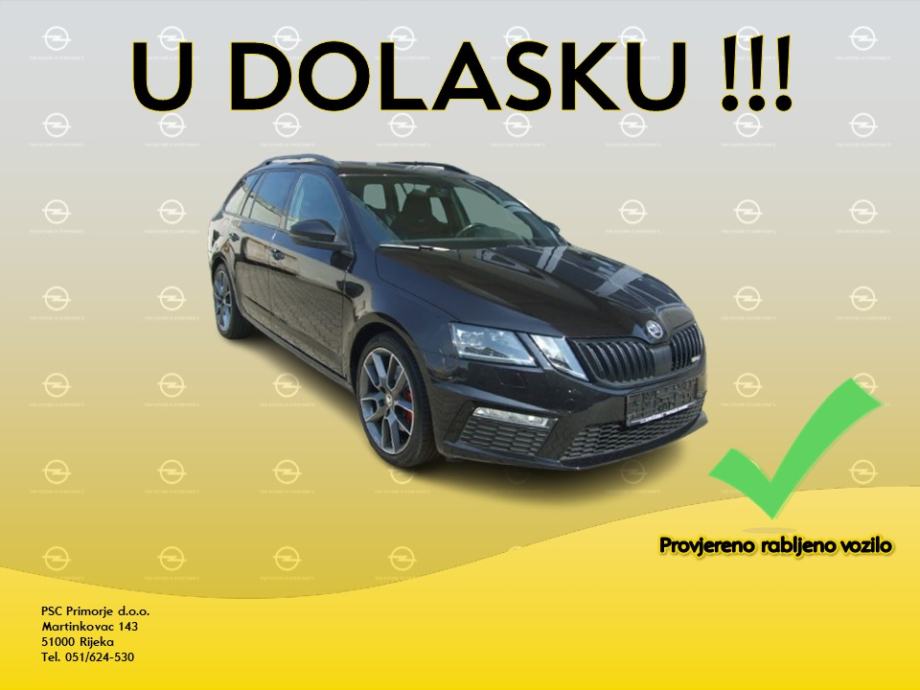 Škoda Octavia RS DSG, virtual kokpit, LED svjetla, alu 19", kamera