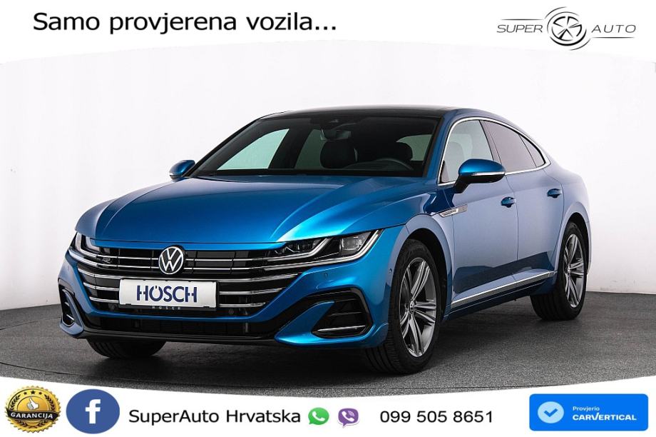 VW Arteon 1.4 TSI eHybrid DSG R-Line 218 KS, ACC+KAM+LED+GR SJED+PANO+