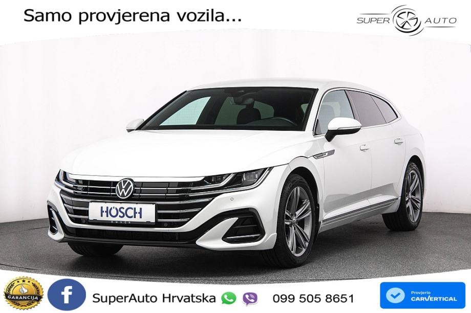 VW Arteon SB 1.4 TSI eHybrid DSG R-line 218 KS, ACC+KAM+LED+GR SJED+NA