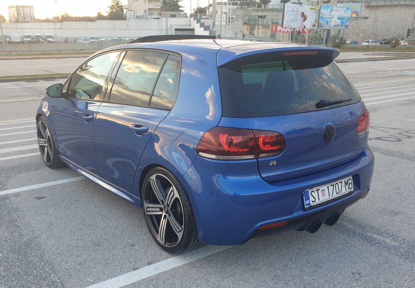 Бампер golf 6 r