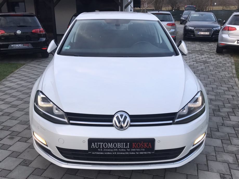 VW Golf VII 1,6 TDI BMT LOUNGE, *BI XENON*, *bijela perla*