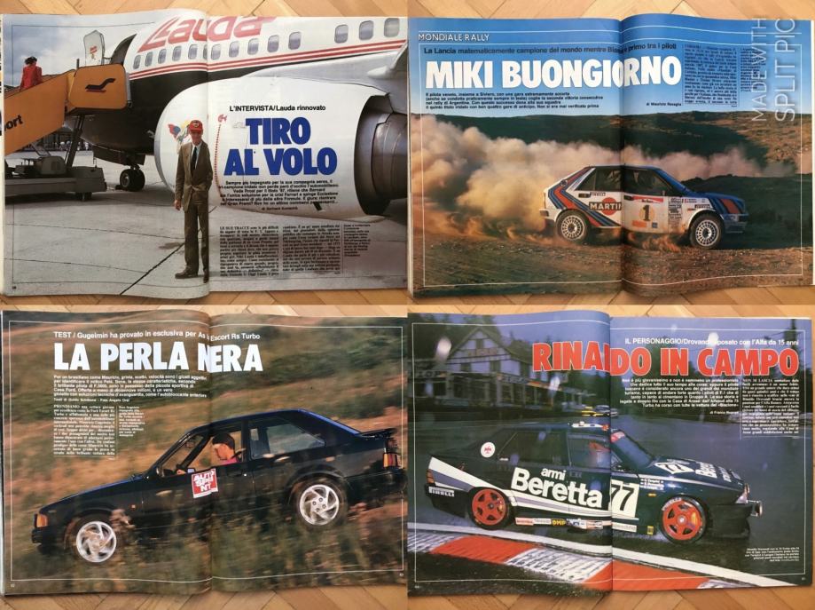 Auto sprint`87.intervju s Niki Lauda +pilot F.3000 testira Escort RS T