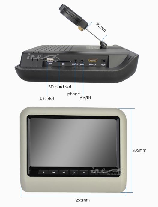 AUTO DVD PLAYER 9