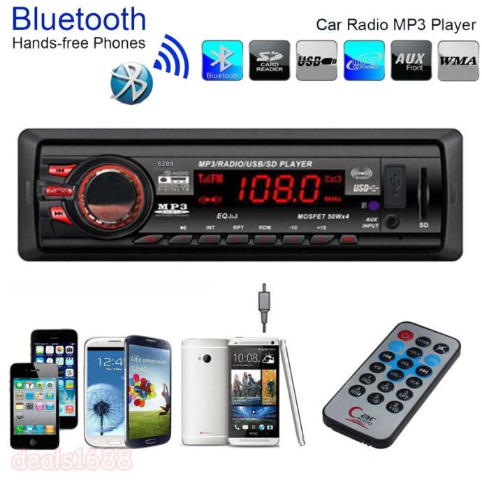 Auto Radio Aux Mp Usb Sd Kartica Bluetooth Daljinski Novo