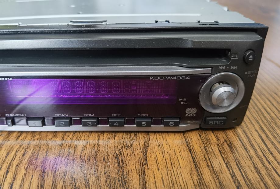 Auto-radio Kenwood KDC-W4034 45WX4 Car Stereo Radio CD Player.