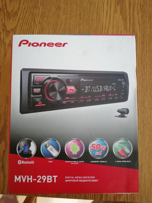 Схема подключения pioneer mvh 29bt