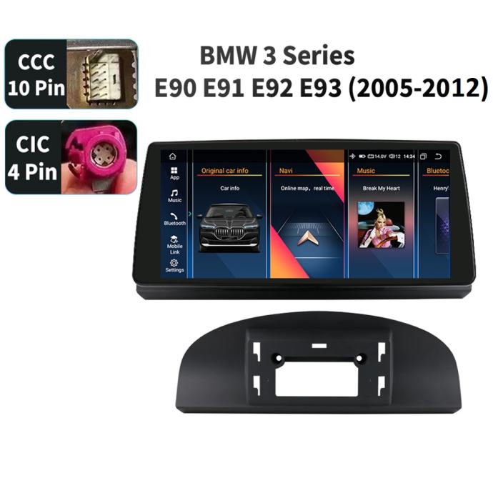Autoradio Android BMW serije 3, E90 (04-12) CCC, CIC