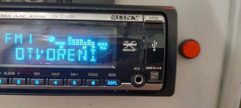 Autoradio Sony Cdx Gt U