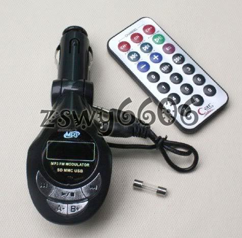 FM Transmitter USB-SD/MMC MP3 PLAYER