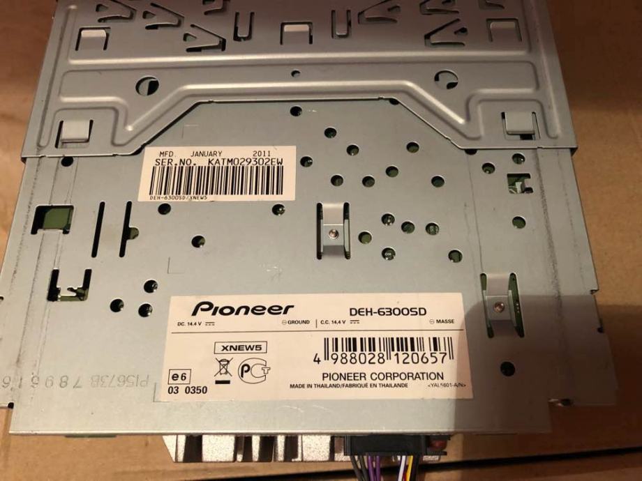 Pioneer deh 6300sd процессорная или нет