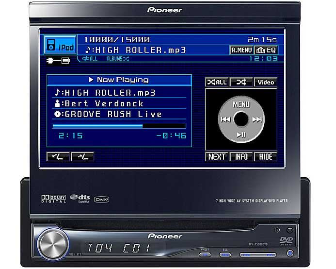 Pioneer avh p6000dvd как подключить usb