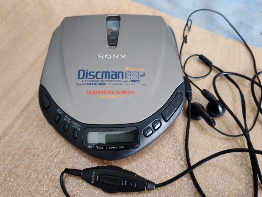 Sony discman D-E305 ESP