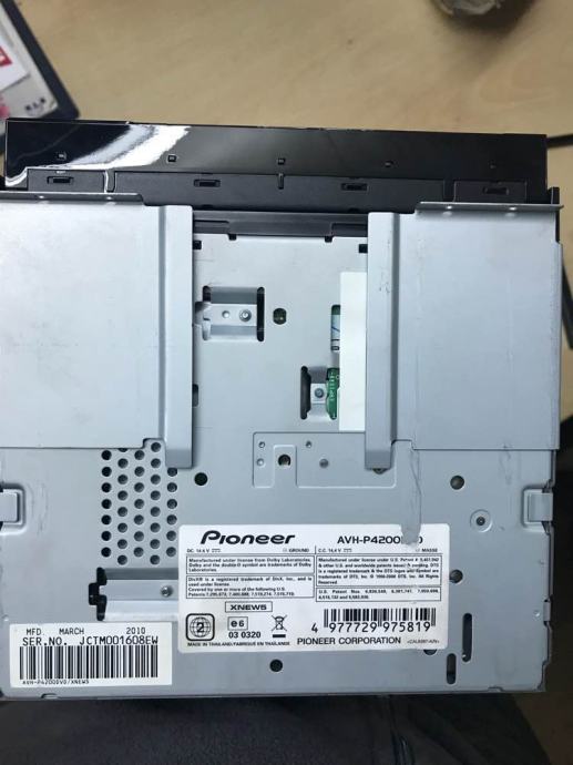 Avh p4200dvd разъем распиновка