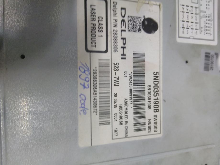 Rcd 510 подключение usb