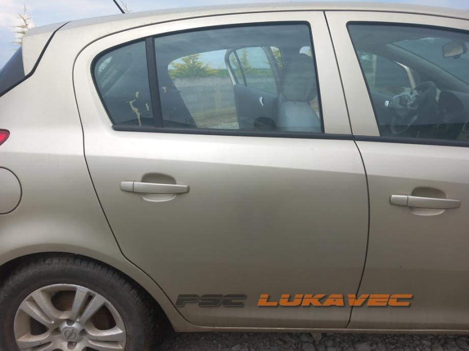 OPEL CORSA D STAKLO VRATA ZADNJE DESNO 2008.