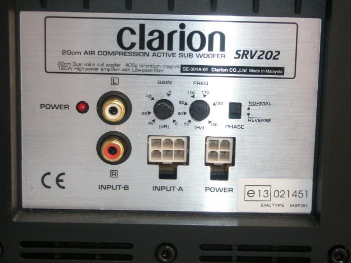 Clarion srv202 схема