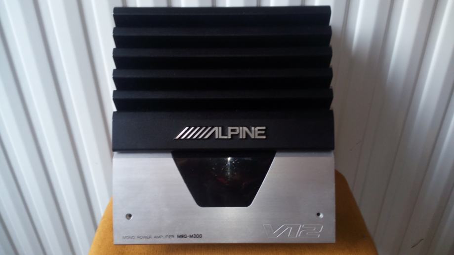 Alpine V12 MRD-M300 - auto - pojačalo +infinity subwoofer Vented Tube