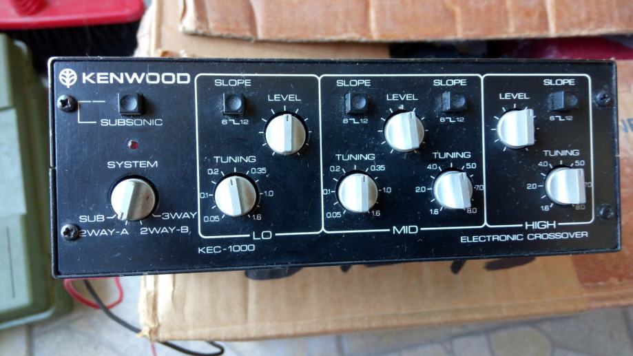 KENWOOD  KEC 1000 ELECTRONIC  CROSSOVER