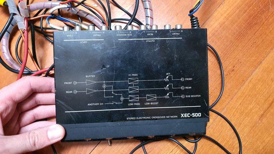 SONY STEREO ELECTRONIC CROSSOVER NETWORK SKRETNICA XEC-500