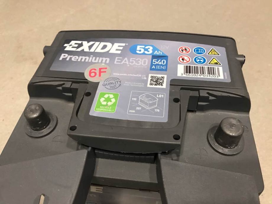 Аккумулятор exide premium ea530