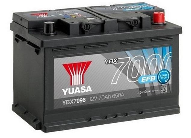 Akumulator Yuasa 7000 EFB START/STOP 12V-70Ah D+