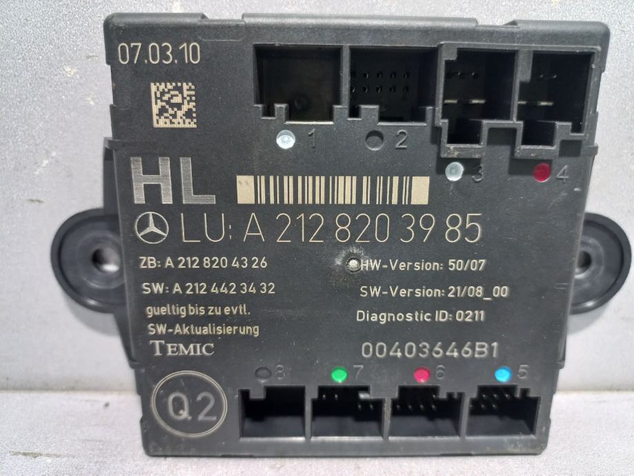 ELEKTRONIKA MODUL VRATA MERCEDES E KLASA (W212) > 09-13 A2128203985